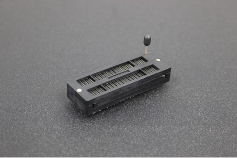 3M 40 Pin Black ZIF DIP IC Socket