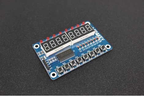 TM1638 8-Bit Digital LED Tube Key Display Module