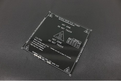 MK2B-ALU DUAL POWER (214mm*214mm) PCB Heat bed