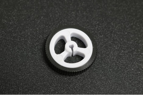 34mm Diameter 3mm D-Hple Small Rubber Wheel for N20 Motor
