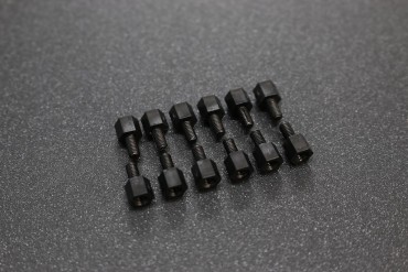 M3x5+6 Plastic Nylon Pillar ( Black )