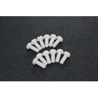 M3x8 Round Plastic Nylon Screw ( White )