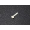 M3x15 Round Plastic Nylon Screw ( White )