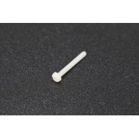 M3x25 Round Plastic Nylon Screw ( White )