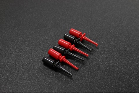 2 Color SMD IC Grabbers Probes Hook Test Clip