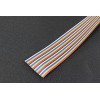 40-pin Way Rainbow Cable (Pitch:1.27mm,40P, 7*0.127mm)"