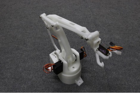 3D Printed Robot Arm Frame with Servos