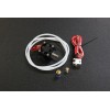 0.2mm V6 Remote Bowden J-head HotEnd Extruder ( 12V,1M Teflon Tube, Cooling Fan, Bracket, 1.75mm Filament )