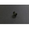 Plastic Wheel with Bearing Embedded Groove Ball Bearings ( ID 5mm, OD 24mm, H 11mm, with 625 Bearing, Black Nylon )