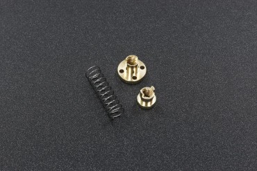 Anti Backlash Nuts For T8 Threaded Rod ( Lead 8mm, Brass, ID 8mm, T8P2L8 )