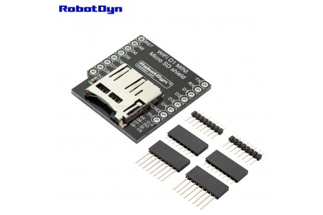 WIFI D1 Mini - Shield MicroSD-card