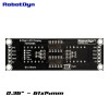 8-Digit LED Display Tube, 7-segments, decimal points, 61x14mm,74HC595 (Yellow)