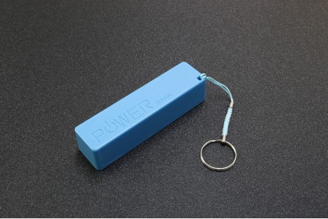 USB Power Bank Case Kit 18650 Battery Charger DIY Box Kit Blue with Battery