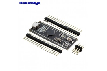 Micro ATmega32U4-MU ( Pinheaders NOT SOLDERED )