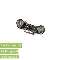 RPi Camera (E), Supports Night Vision