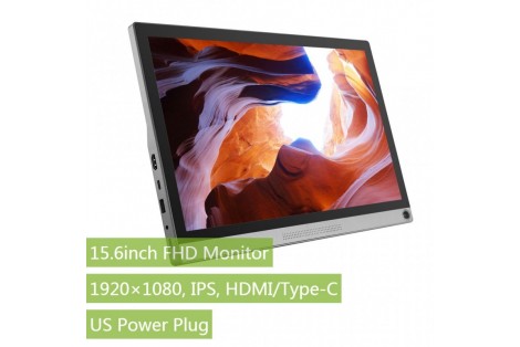 15.6inch Universal Portable Touch Monitor, 1920×1080 Full HD, IPS, HDMI/Type-C