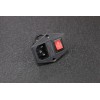 Power Socket with Switch and 6A 220V Fuse Holder
