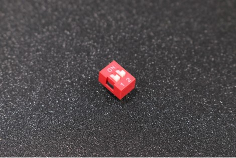 2.54MM 2P DIP Flat Dial Switch