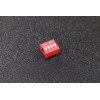 2.54MM 4P DIP Flat Dial Switch