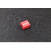 2.54MM 4P DIP Flat Dial Switch