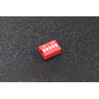 2.54MM 5P DIP Flat Dial Switch