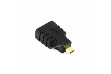 HDMI Female to Micro HDMI Male Adapter, Suit for Raspberry Pi 4B