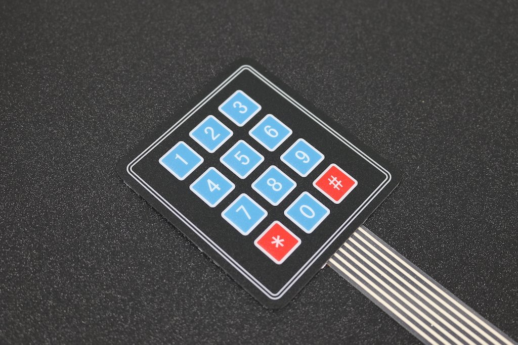 4 x 3 Matrix Array 12 Key Membrane Switch Keypad Module