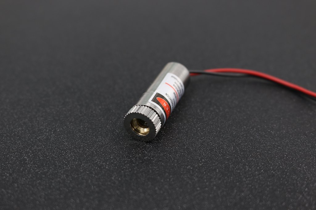 650nm 5mW Red Laser Line Module Glass Lens Focusable ( Dot Sign )